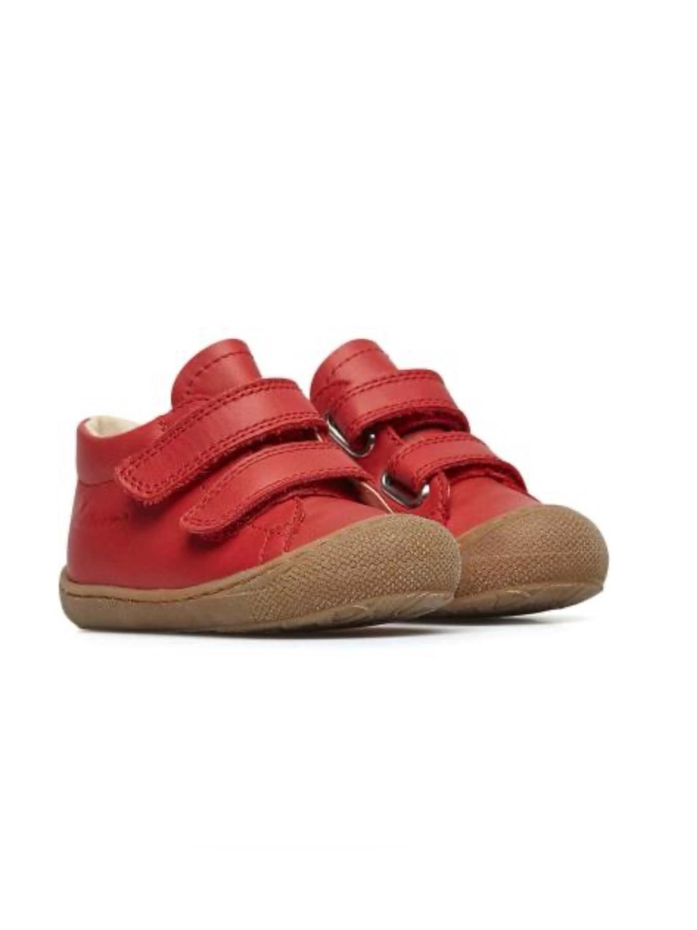 Naturino 21 Cocoon VL-Leather First-Steps Shoes strap closure rubber soles baby